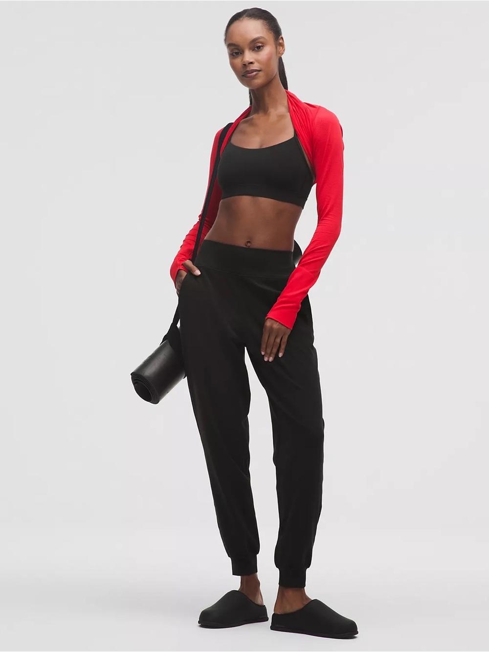 Lululemon Align High-Rise Jogger 28" Size 2 Black Nulu Pant Pockets Current $128